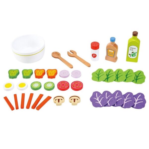 Houten salade set