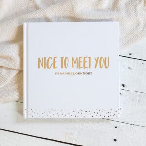 "Nice to meet you" Kraambezoekboek