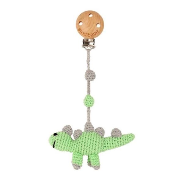 Gehaakte wagenhanger dino