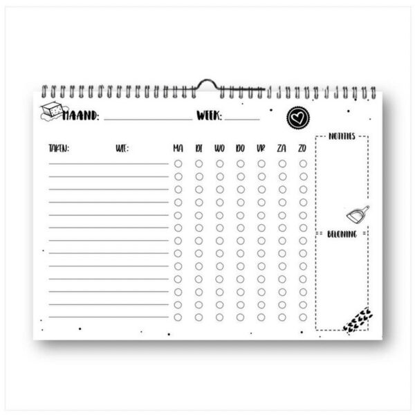 Sillibeads Klusjes Planner gezin