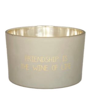 Friendship is the wine of life