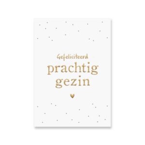 Gefeliciteerd prachtig gezin