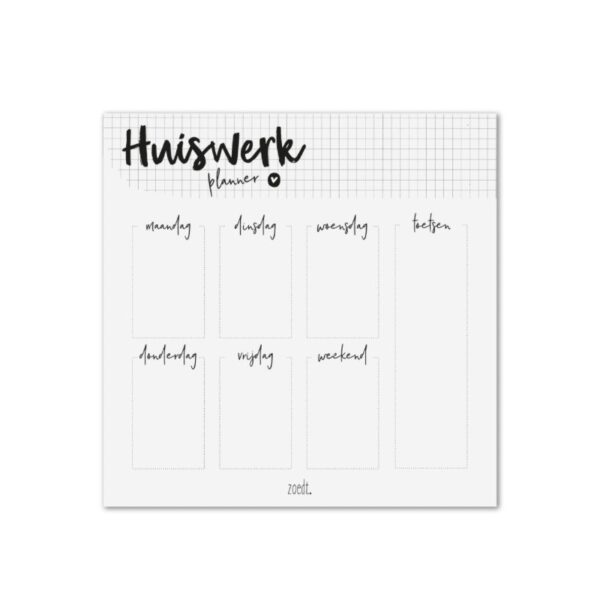 Huiswerkplanner