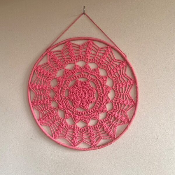 Wandhanger roze