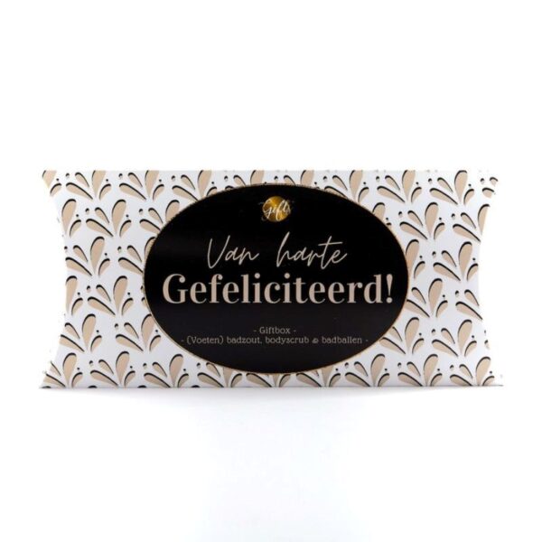 Giftbox Van harte gefeliciteerd