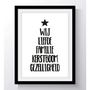 Poster a4 kerst