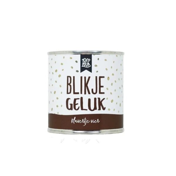 Blikje geluk