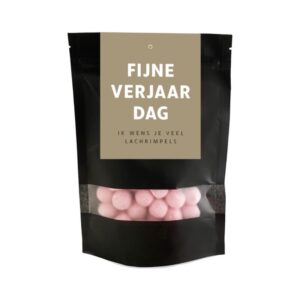 Toffeeballen een fijne verjaardag