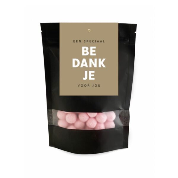 Toffeeballen een speciaal bedankje