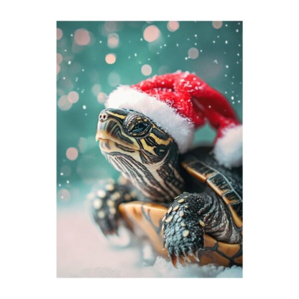 Kerstkaart Schildpad