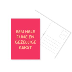 een hele fijne en gezellige kerst